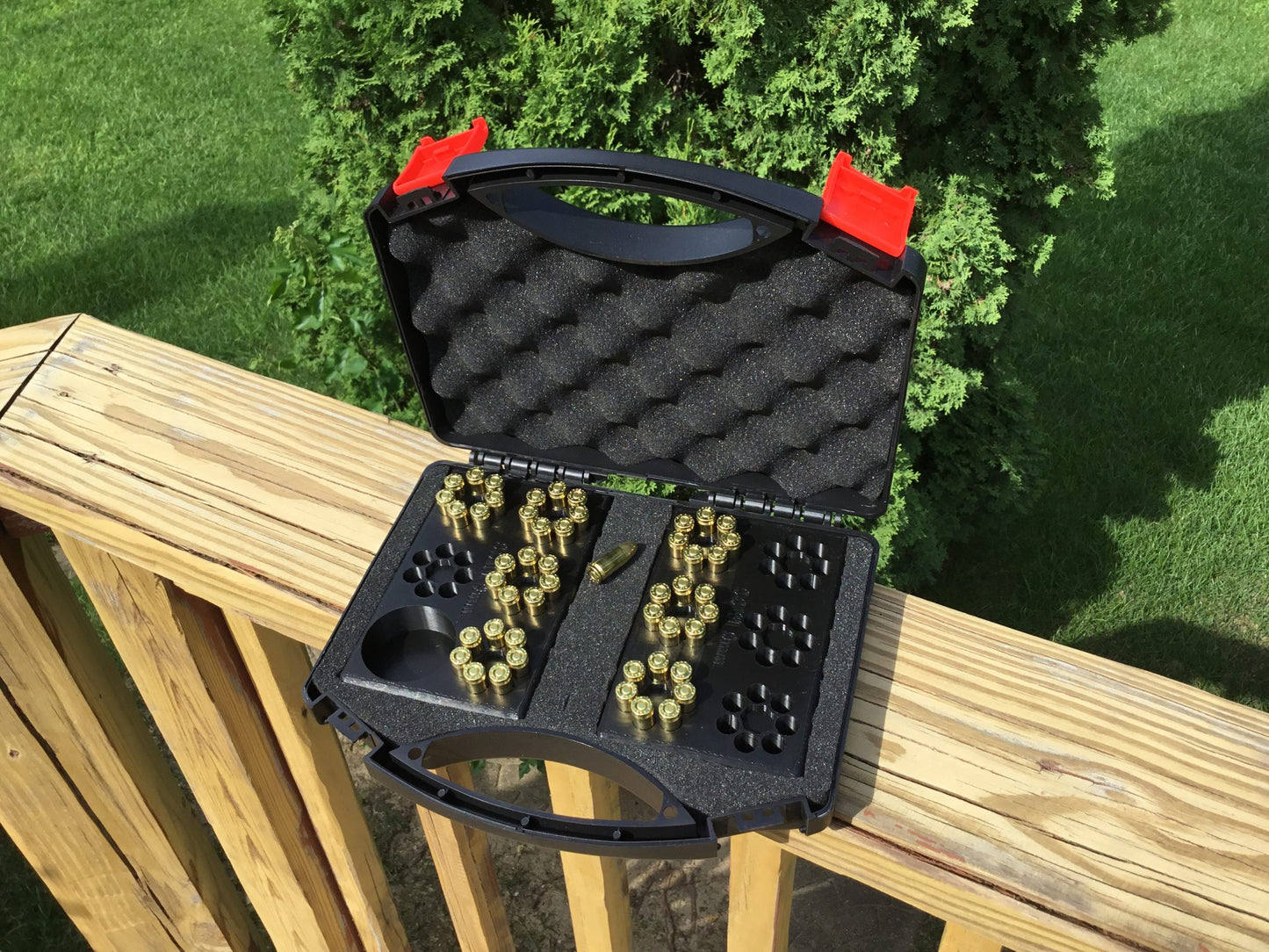 SSWI 9mm 7 Shot Revolver Loading Tray, Speed Loader Slot and Carrying Case Kit