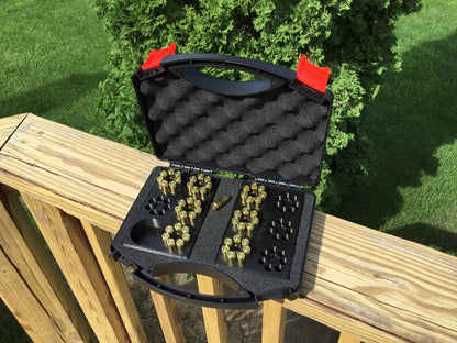 SSWI 9mm 7 Shot Revolver Loading Tray, Speed Loader Slot and Carrying Case Kit