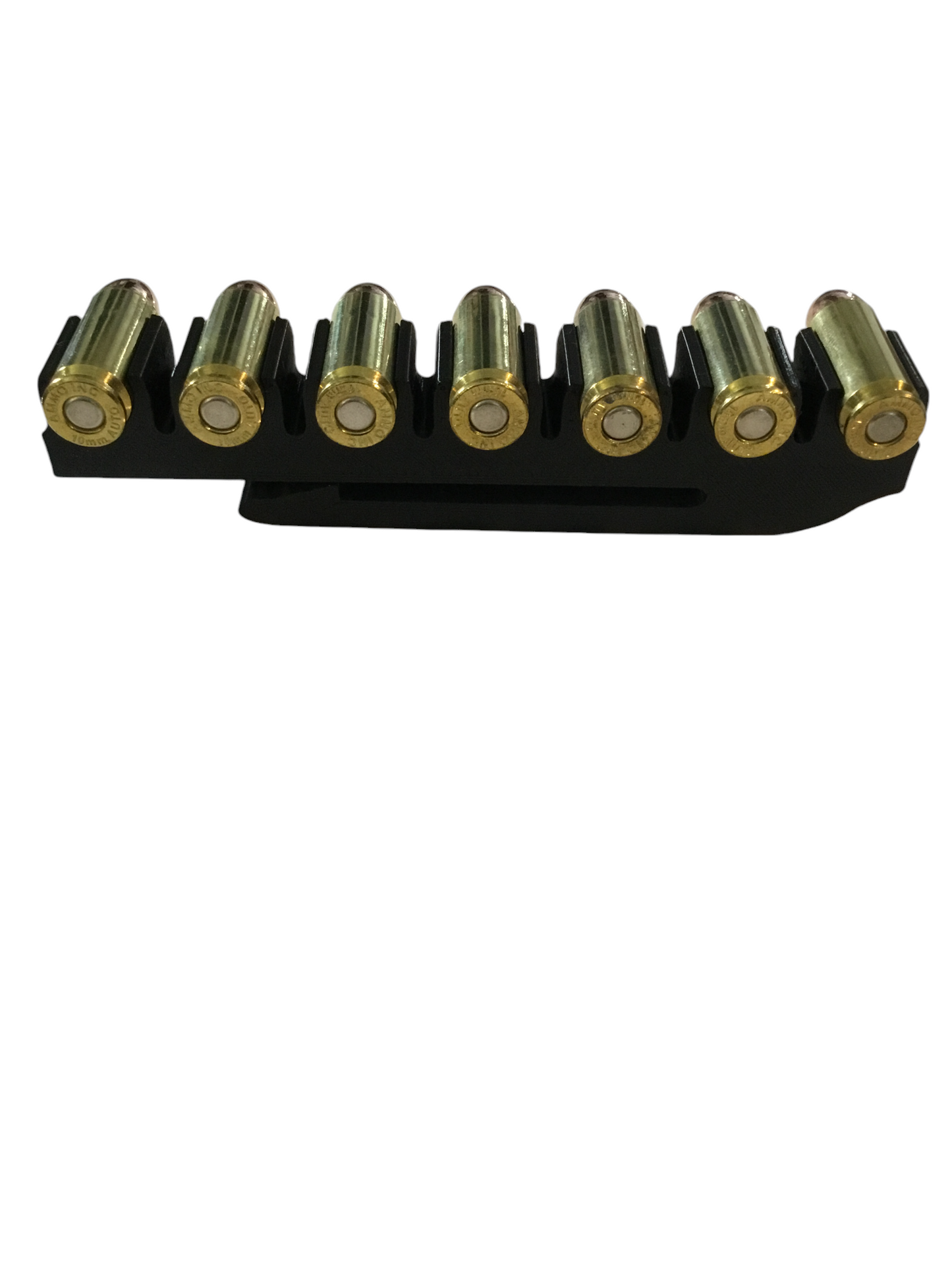 4, 6, 7, 8 or 10 Tactical .10 mm AMMO Bullet HOLDER Vest / Belt Clip Rounds 10mm