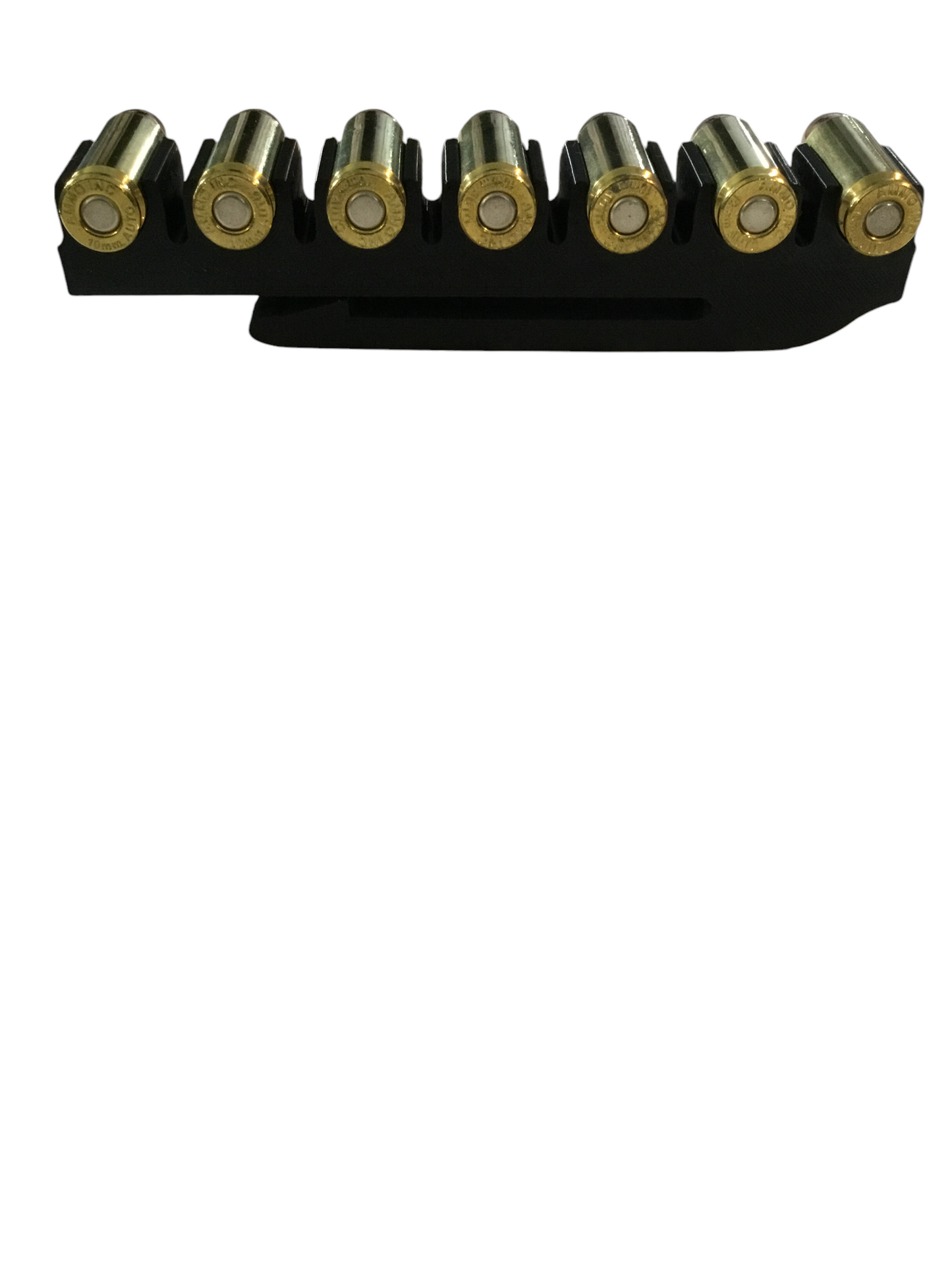 4, 6, 7, 8 or 10 Tactical .10 mm AMMO Bullet HOLDER Vest / Belt Clip Rounds 10mm