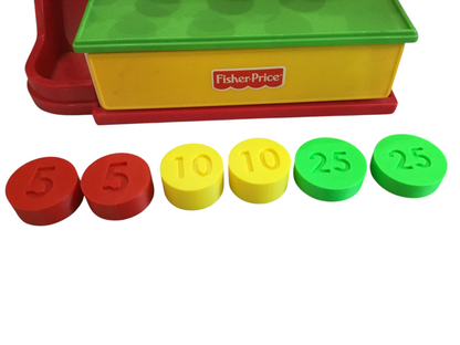 Fisher-Price Cash Register 6 Coin Set replacement parts for 926 & 1975 - 2011