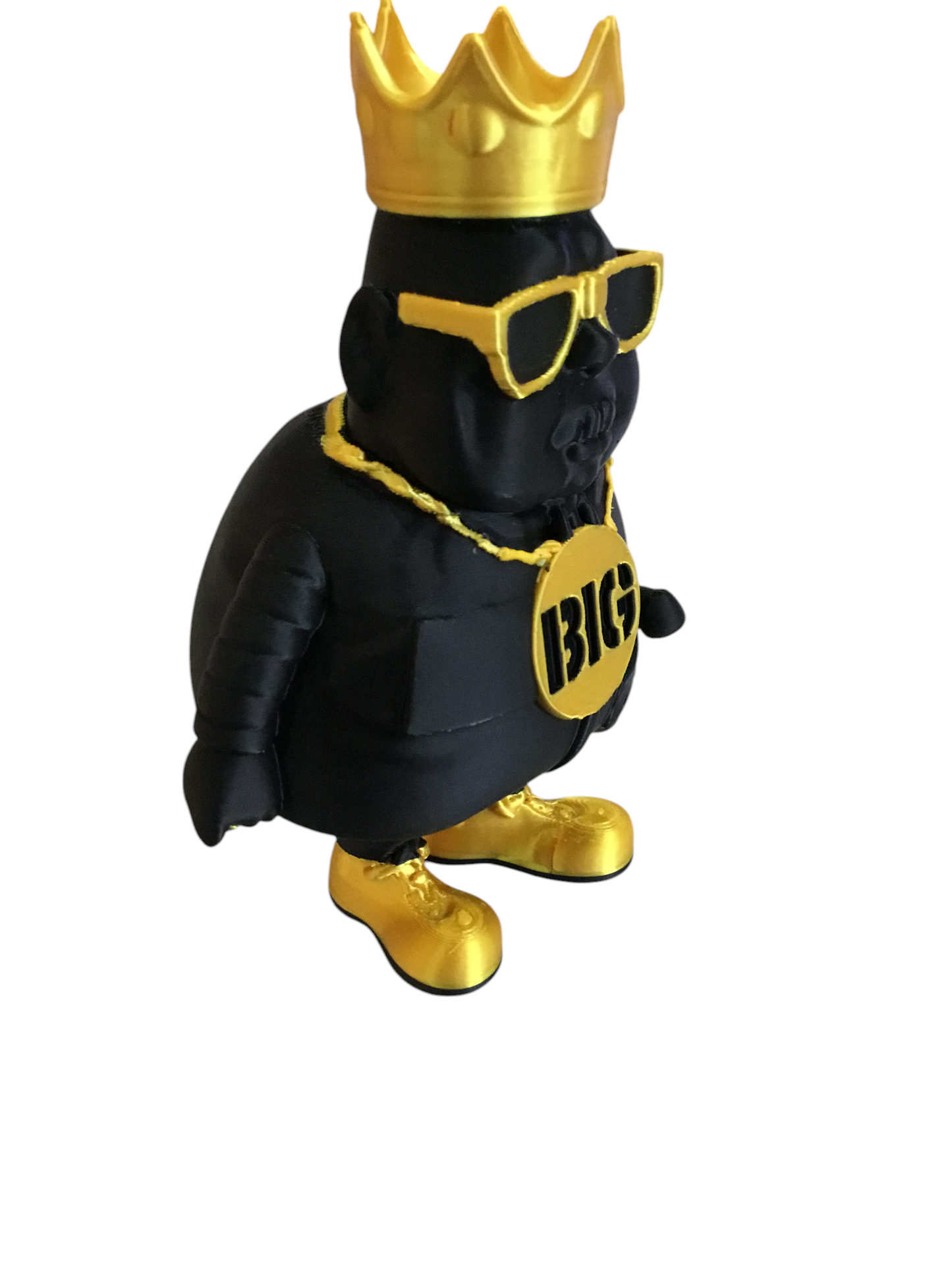 The Notorious BIG Hip-Hop King Figurine – Gold Crown Edition - Biggie Smalls