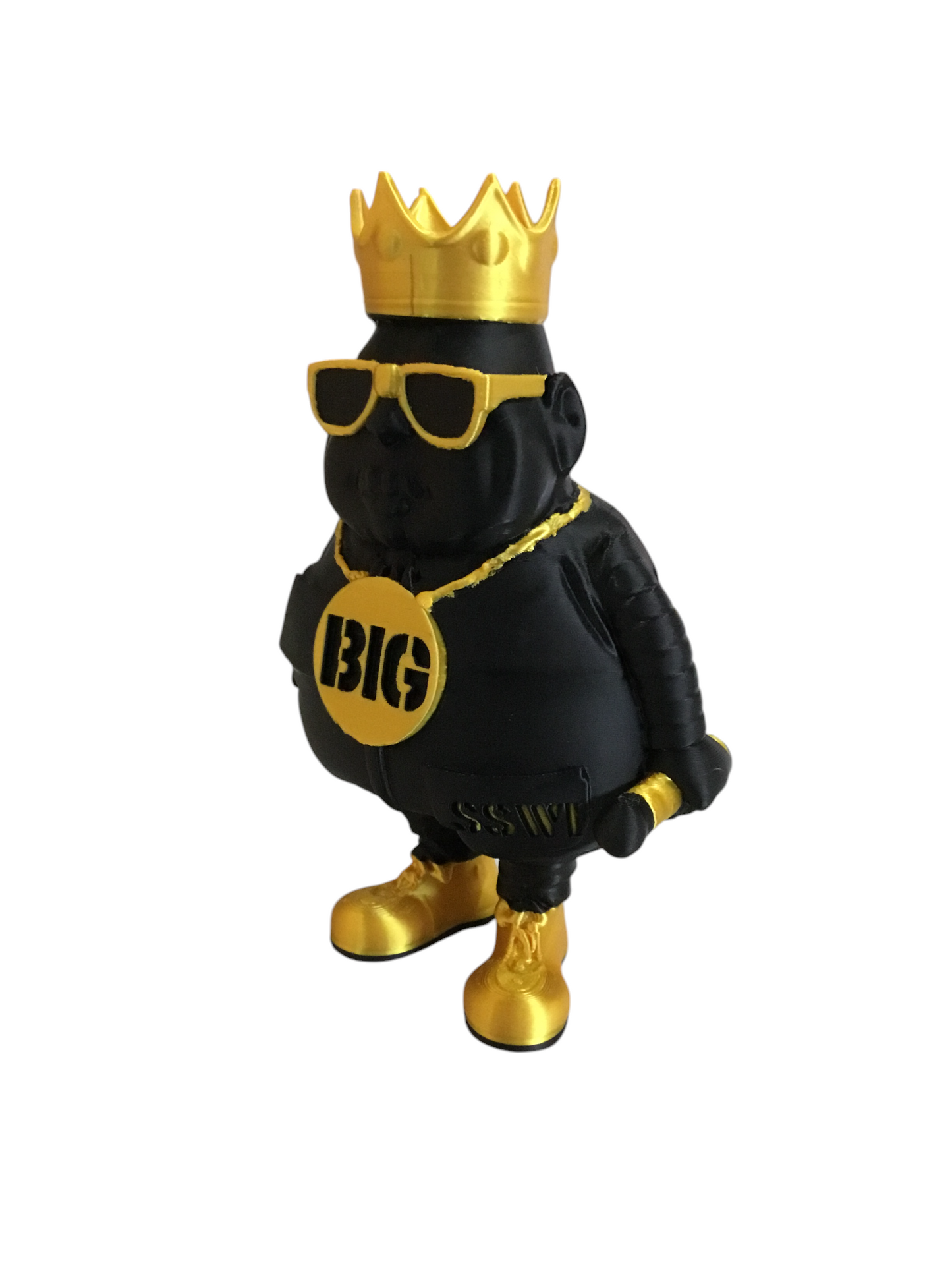 The Notorious BIG Hip-Hop King Figurine – Gold Crown Edition - Biggie Smalls