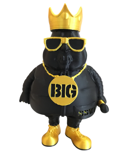 The Notorious BIG Hip-Hop King Figurine – Gold Crown Edition - Biggie Smalls