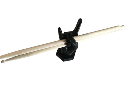 Rock-On Drumstick Holder Stand Display -Any Color SSWI, Heavy Metal Hand Gesture