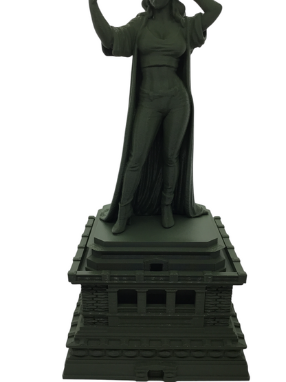 Modern Lady Liberty Statue of Liberty Selfie Style – 12” Tall Sculpture Souvenir