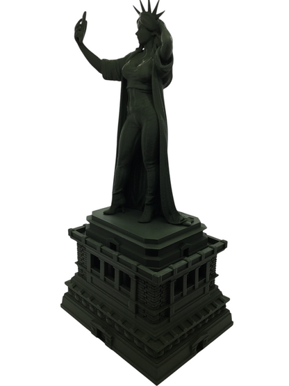 Modern Lady Liberty Statue of Liberty Selfie Style – 12” Tall Sculpture Souvenir