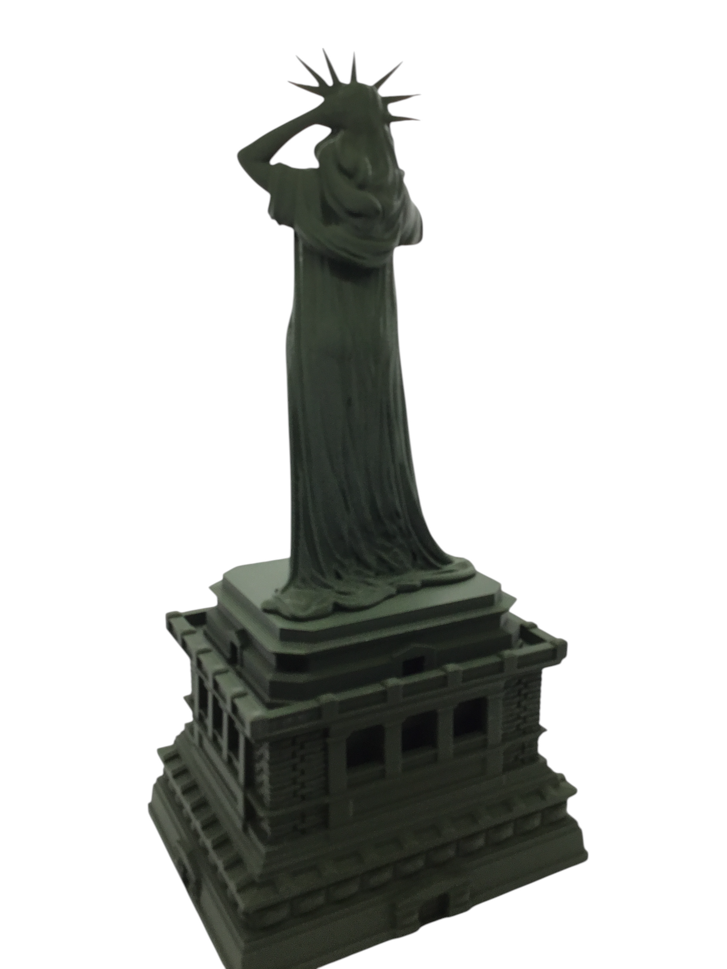 Modern Lady Liberty Statue of Liberty Selfie Style – 12” Tall Sculpture Souvenir