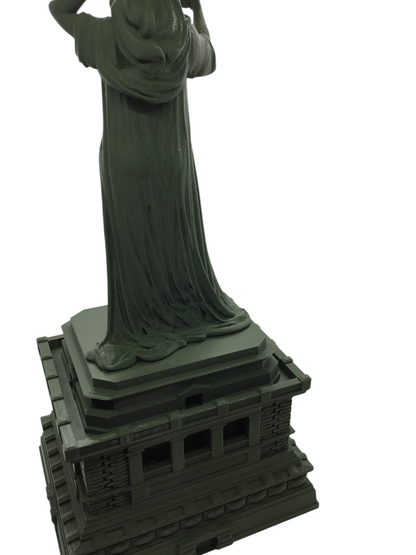 Modern Lady Liberty Statue of Liberty Selfie Style – 12” Tall Sculpture Souvenir