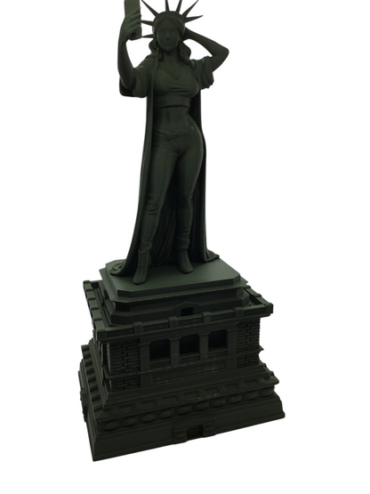 Modern Lady Liberty Statue of Liberty Selfie Style – 12” Tall Sculpture Souvenir