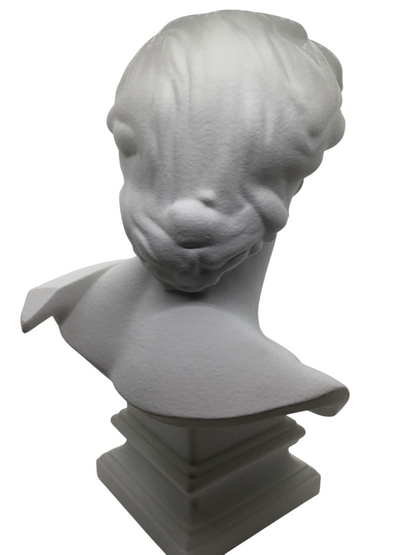 Large Michelangelo David Bust – 12” Statue – Classic Renaissance Sculpture