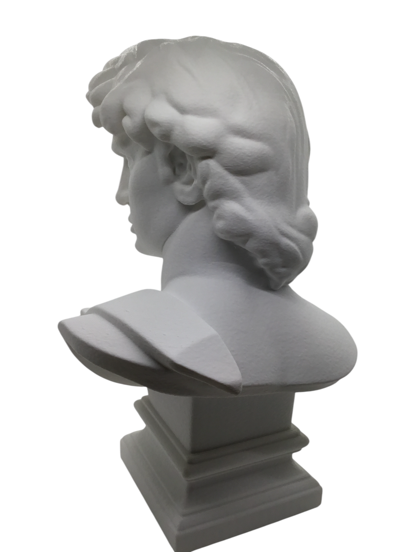 Large Michelangelo David Bust – 12” Statue – Classic Renaissance Sculpture