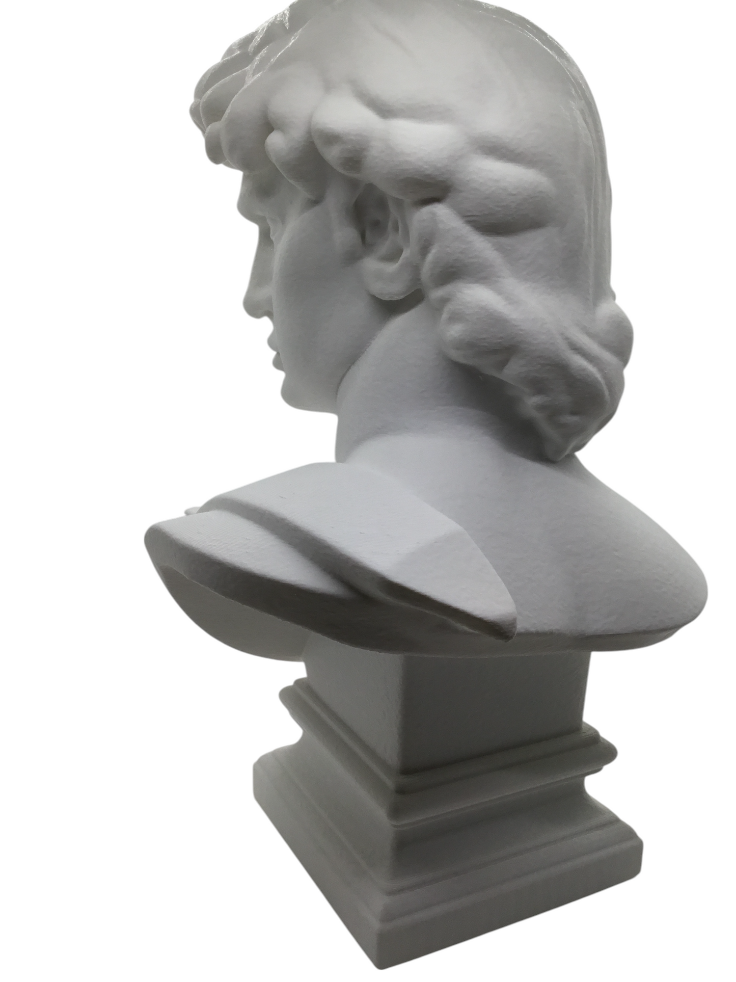 Large Michelangelo David Bust – 12” Statue – Classic Renaissance Sculpture