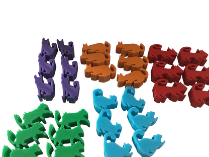 The Isle of Cats Missing Replacement Pieces Parts Tokens All Selections & Colors