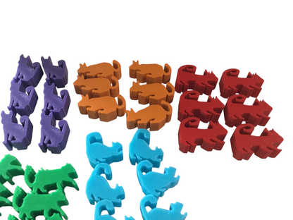 The Isle of Cats Missing Replacement Pieces Parts Tokens All Selections & Colors