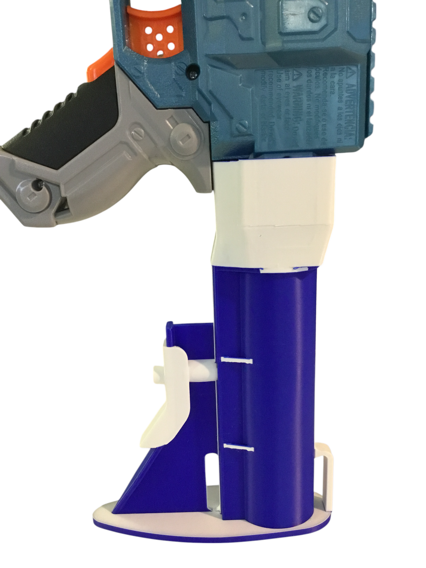 SSWI Large Any 2 Color AR Shoulder Buttstock Stock - Snap On FOR Nerf Dart Blaster