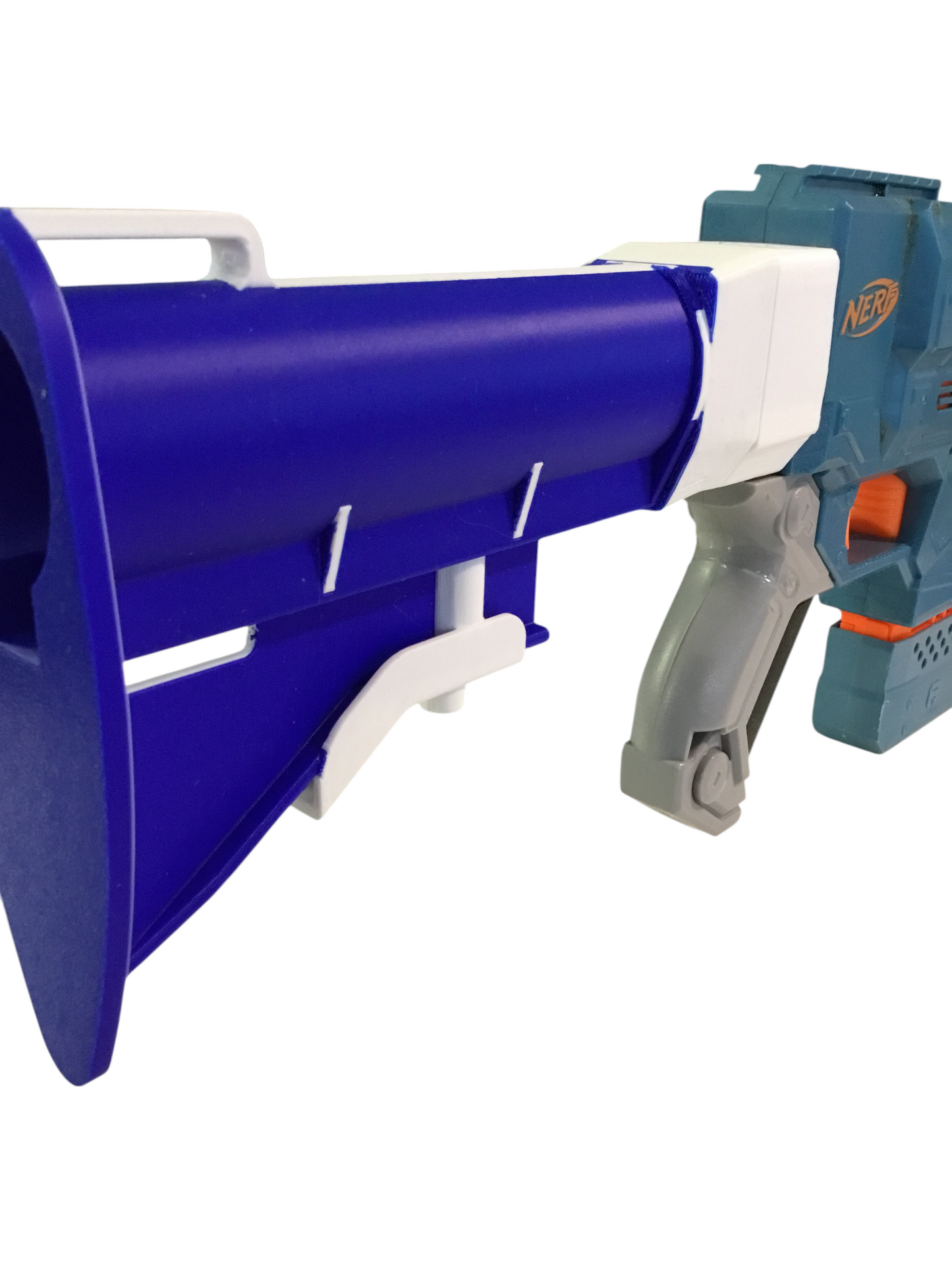 SSWI Large Any 2 Color AR Shoulder Buttstock Stock - Snap On FOR Nerf Dart Blaster