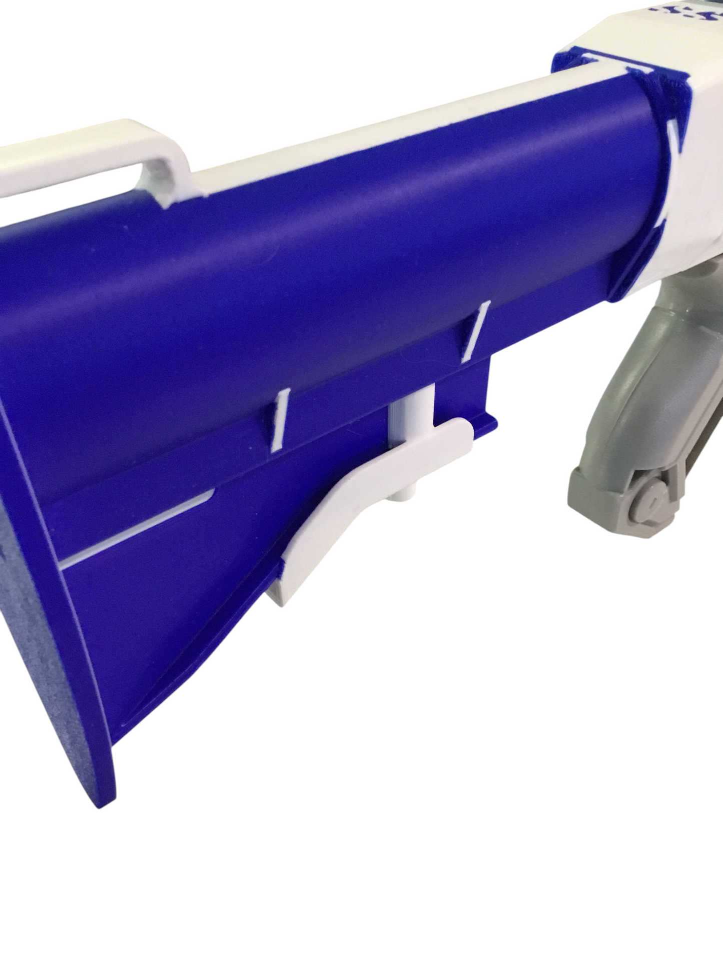 SSWI Large Any 2 Color AR Shoulder Buttstock Stock - Snap On FOR Nerf Dart Blaster