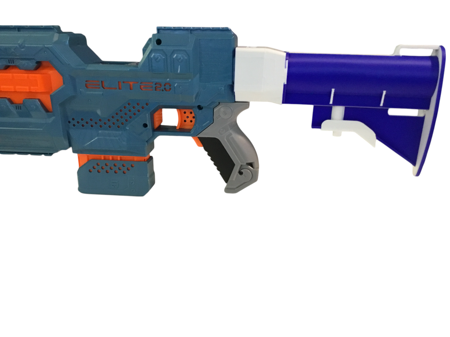 SSWI Large Any 2 Color AR Shoulder Buttstock Stock - Snap On FOR Nerf Dart Blaster