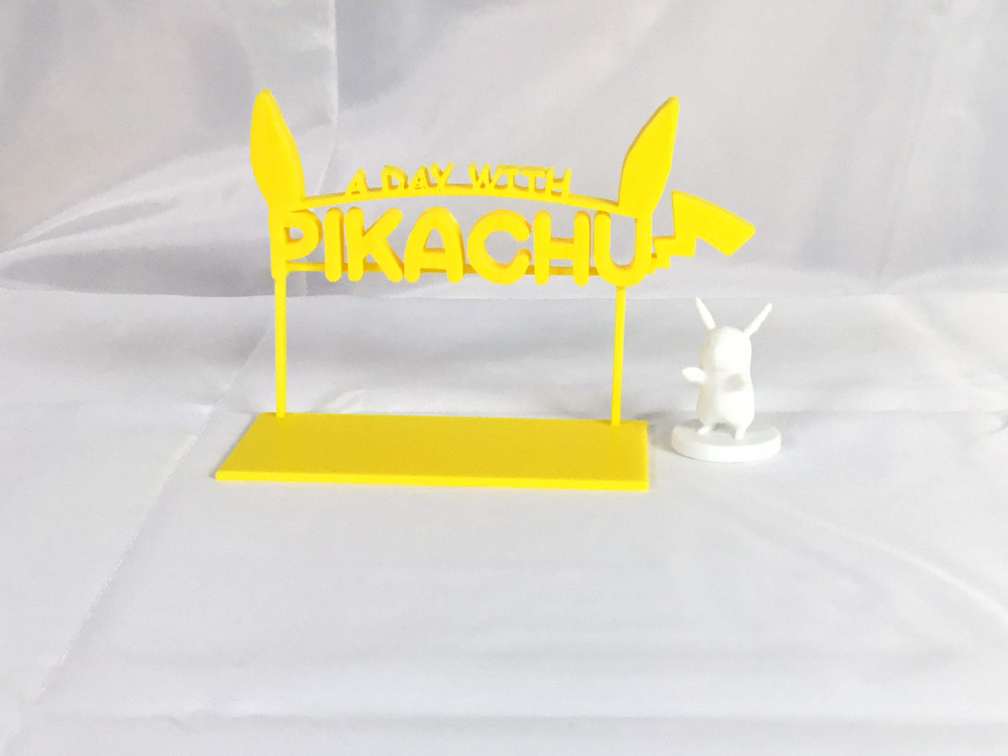 A Day With Pikachu Display Sign Pokemon