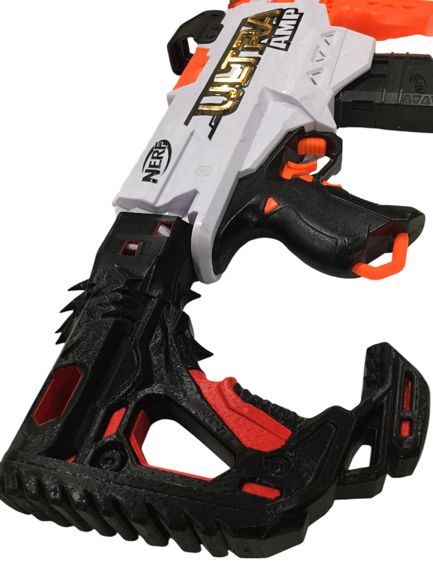 SSWI Large Any 2 Color Reptile Shoulder Buttstock Stock Snap On FOR Dart Blaster