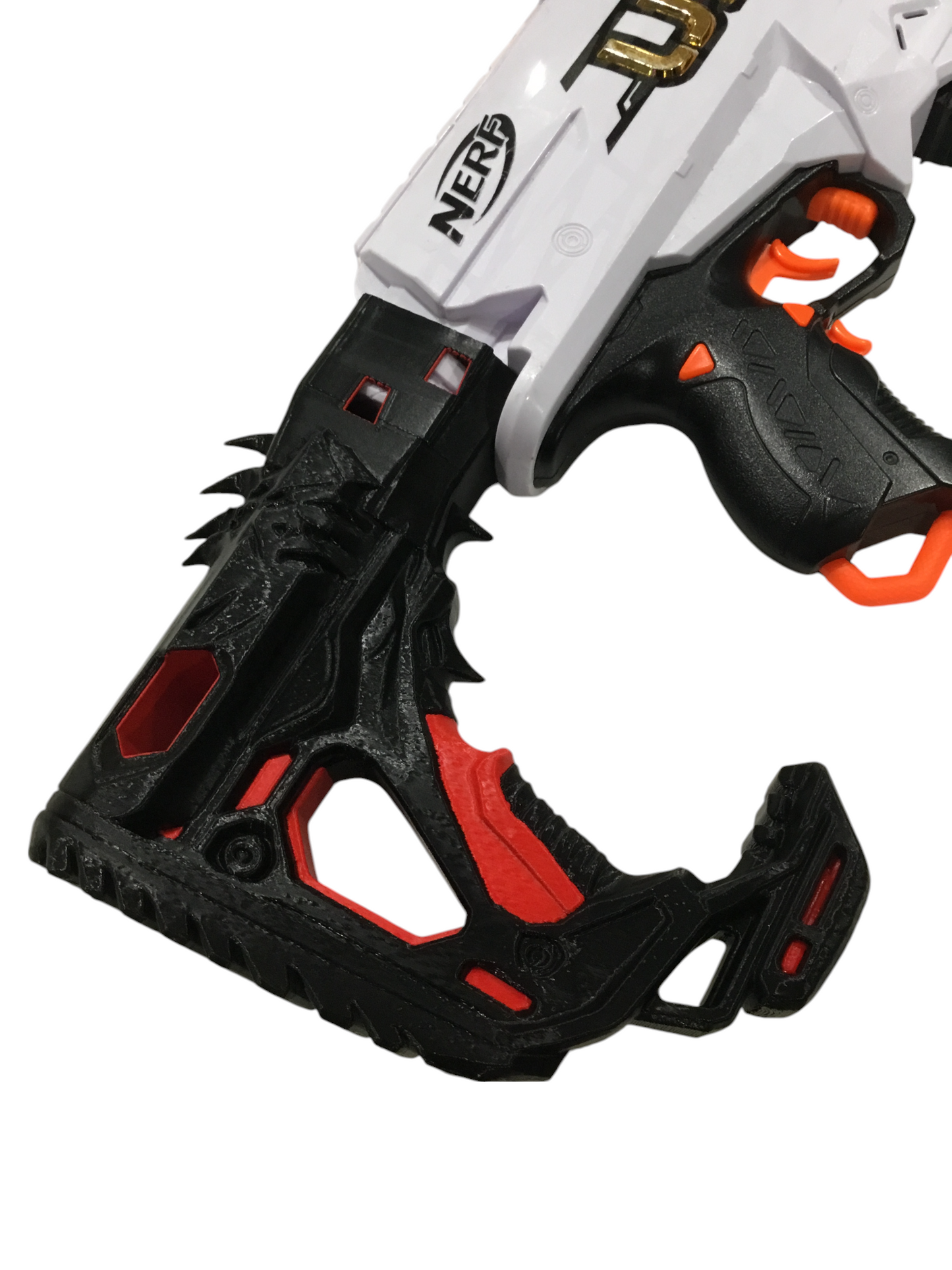 SSWI Large Any 2 Color Reptile Shoulder Buttstock Stock Snap On FOR Dart Blaster