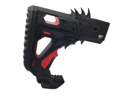 SSWI Large Any 2 Color Reptile Shoulder Buttstock Stock Snap On FOR Dart Blaster