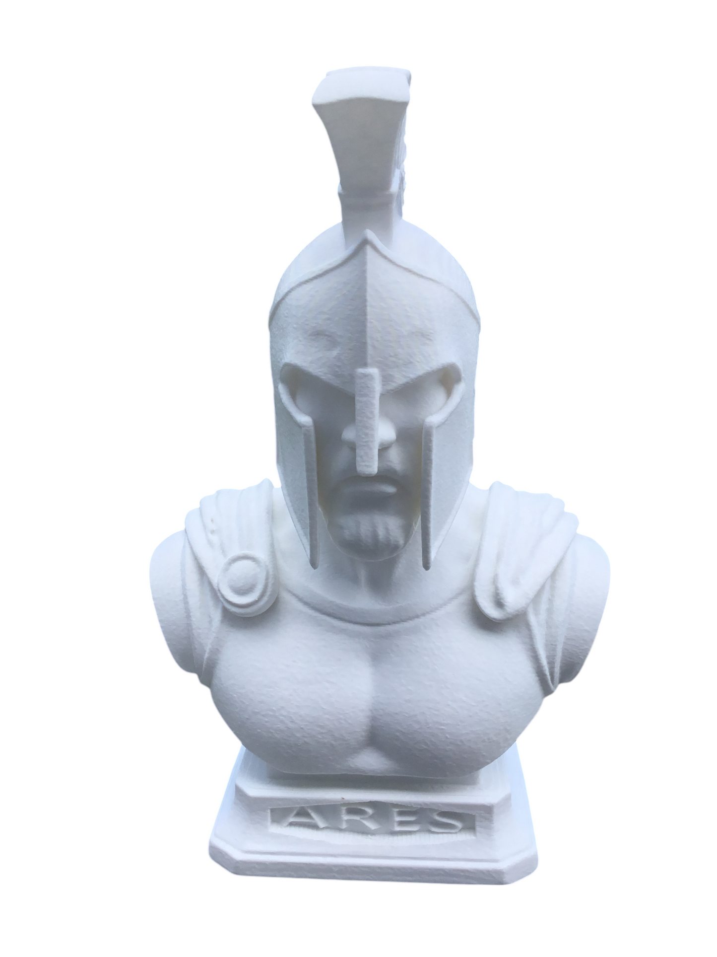 Custom 13" Ares God of War Bust Spartan Helmet Sculpture Greek Mythology Art