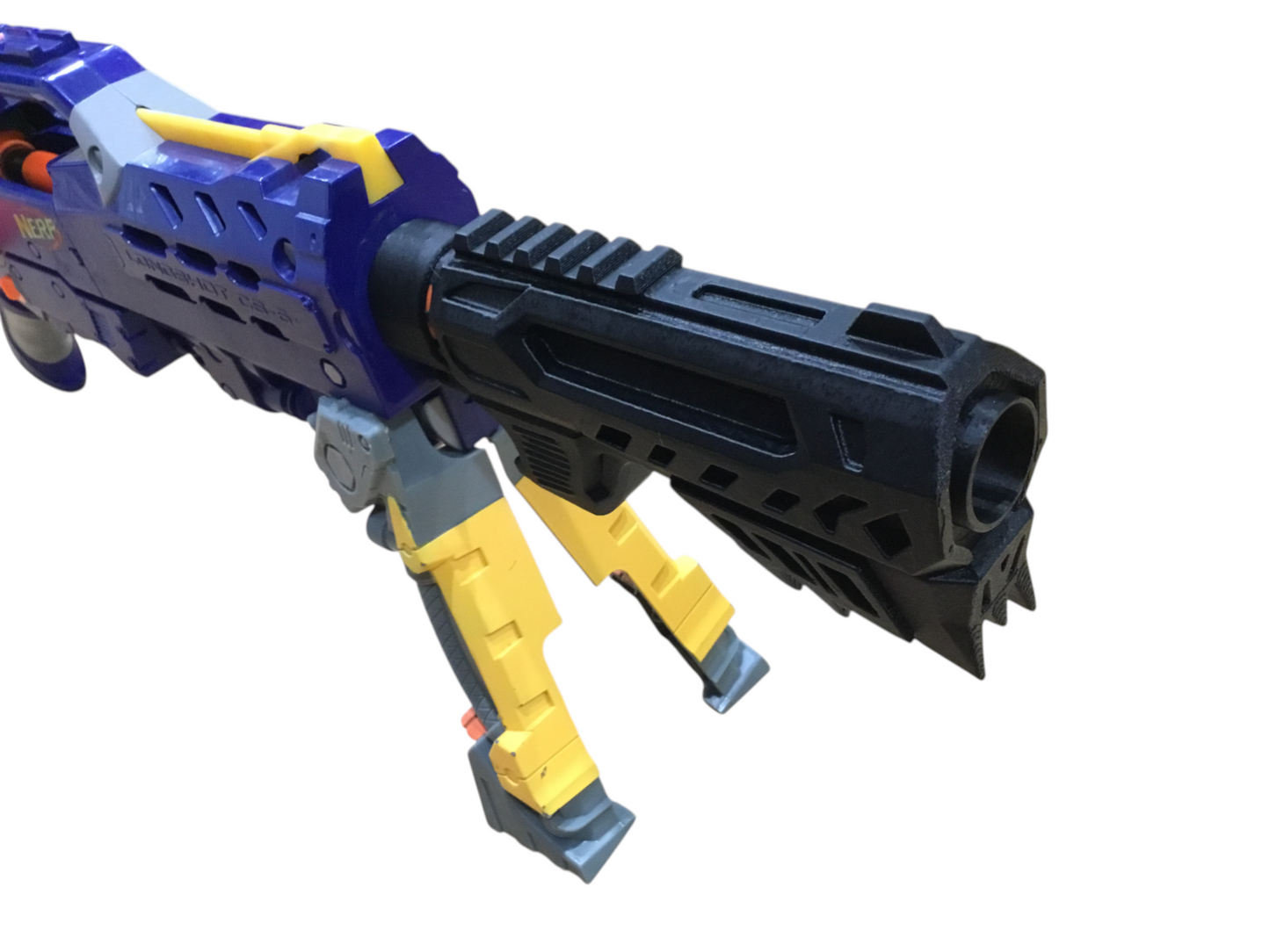SSWI Viper Fang Tactical Barrel Twist On Attachment For Dart Blaster Any Color