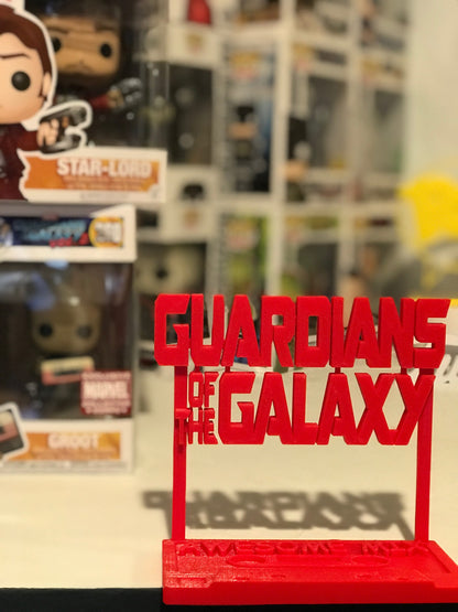 Guardians Of The Galaxy Display Sign Stand POP Dorbz Wobblers Collectibles Mixtape