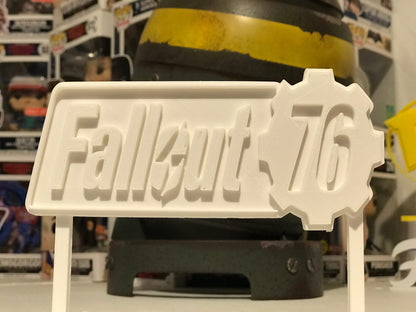 Fallout (FAN ART) Display Sign Stand POP Dorbz Wobblers Collectibles Gamers