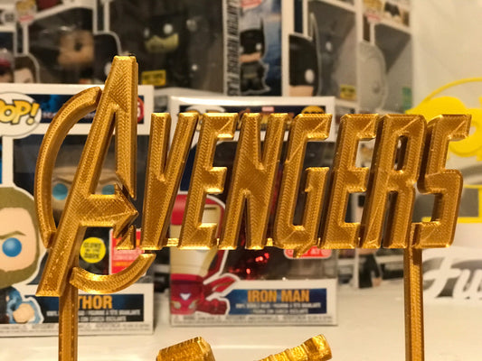 Thor Display Sign Stand Avengers POP Dorbz Wobblers Collectibles