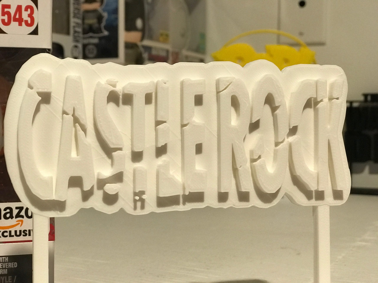 Castle Rock Display Sign Stand POP Dorbz Wobblers Collectibles