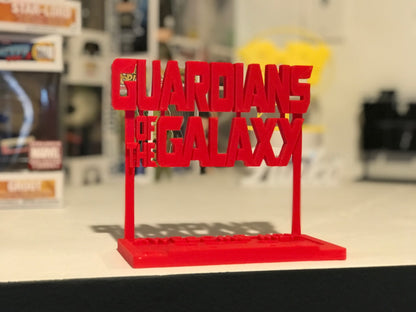 Guardians Of The Galaxy Display Sign Stand POP Dorbz Wobblers Collectibles Mixtape