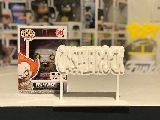 Castle Rock Display Sign Stand POP Dorbz Wobblers Collectibles