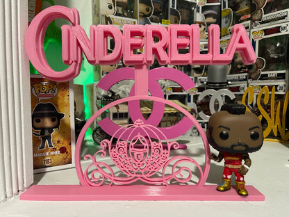 Cinderella Display Sign Stand