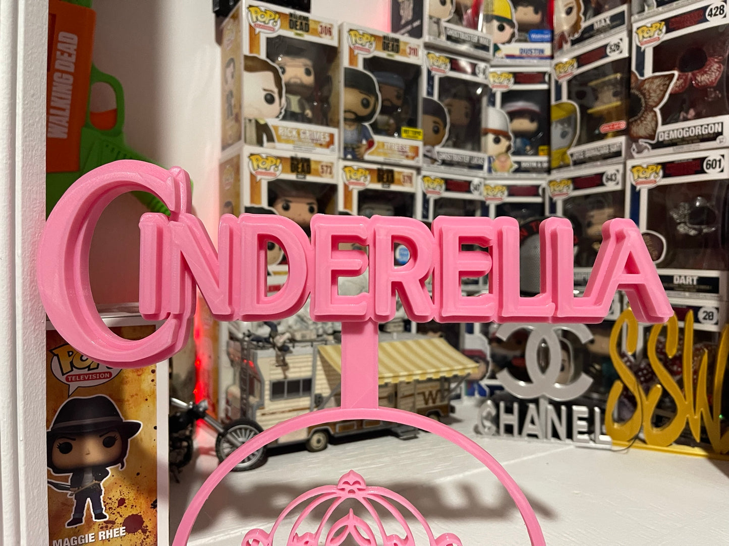 Cinderella Display Sign Stand