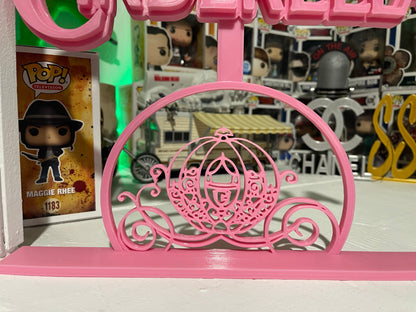 Cinderella Display Sign Stand