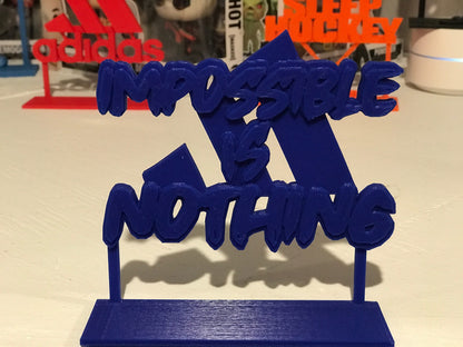 ADIDAS Impossible Is Nothing Display Sign Stand