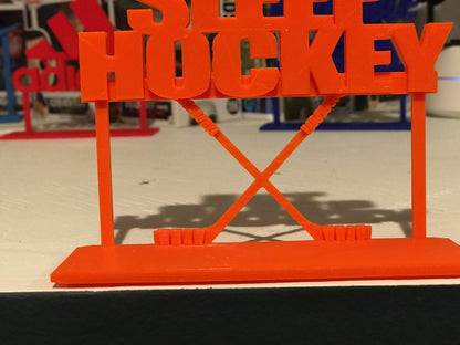 Eat Sleep Hockey Display Sign POP Dorbz Collectibles