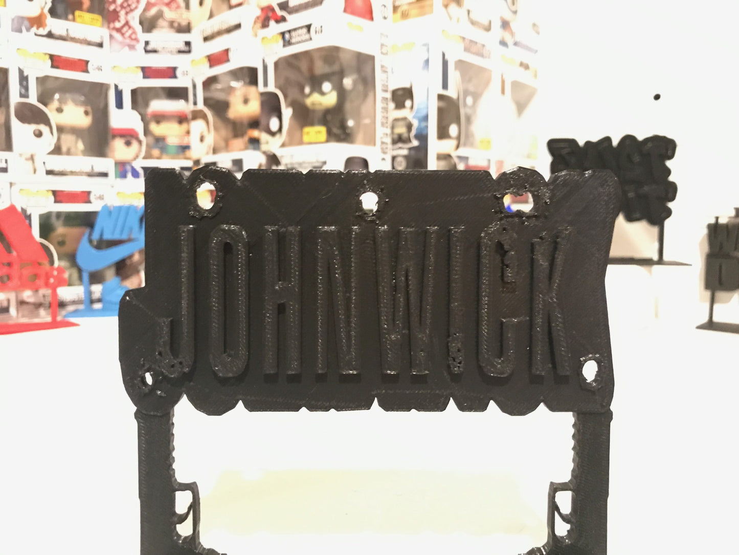 John Wick (Fan Art) Display Sign POP Dorbz Collectibles