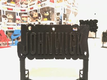 John Wick (Fan Art) Display Sign POP Dorbz Collectibles