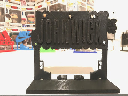 John Wick (Fan Art) Display Sign POP Dorbz Collectibles