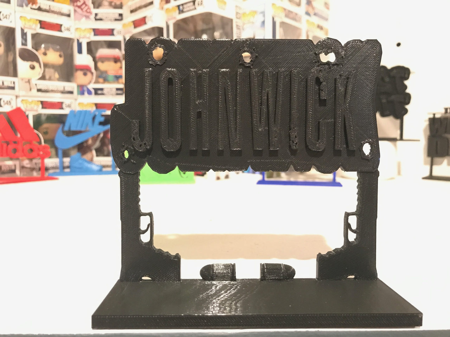 John Wick (Fan Art) Display Sign POP Dorbz Collectibles