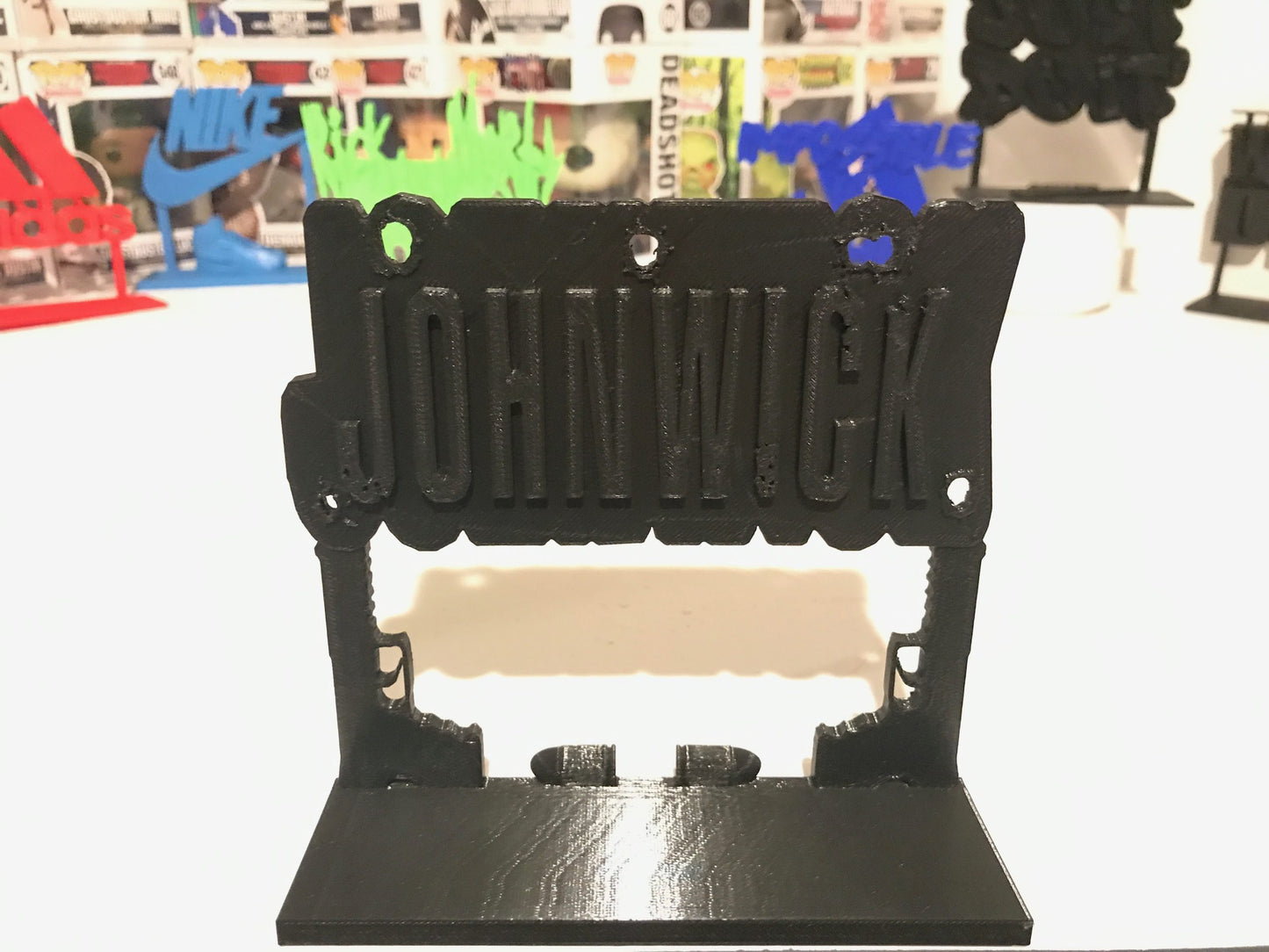 John Wick (Fan Art) Display Sign POP Dorbz Collectibles