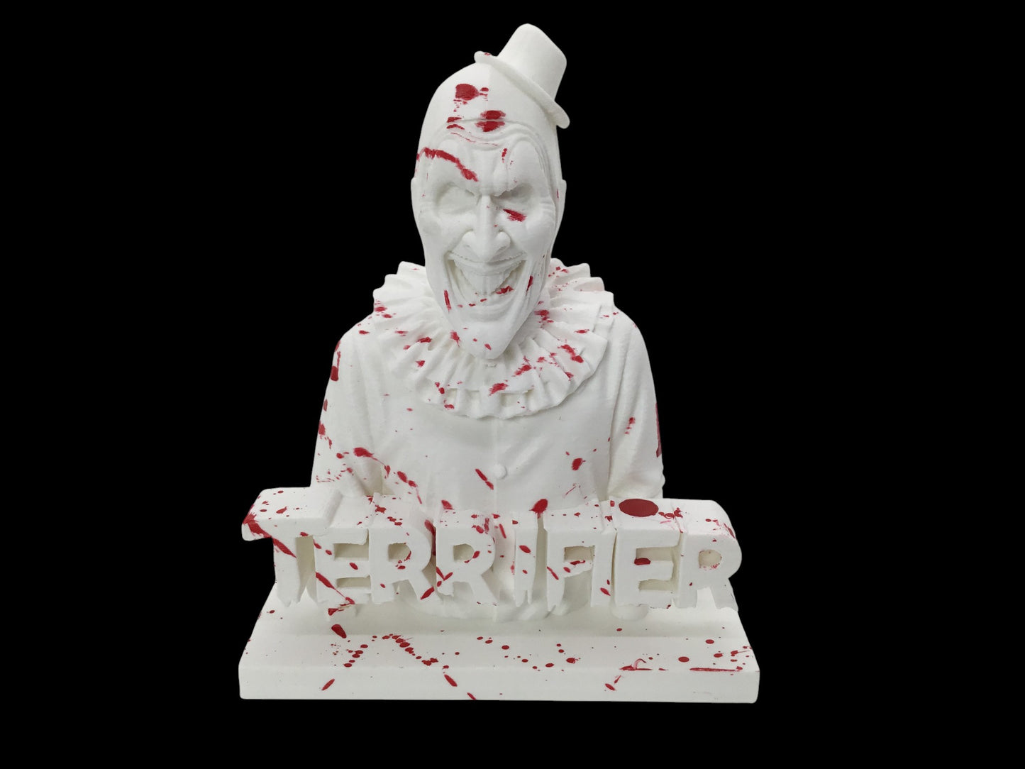 Terrifier Art The Clown Horror Display Sign Statue 6" Bloody Splatter Bust