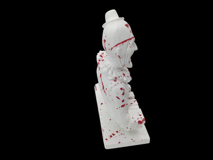 Terrifier Art The Clown Horror Display Sign Statue 6" Bloody Splatter Bust