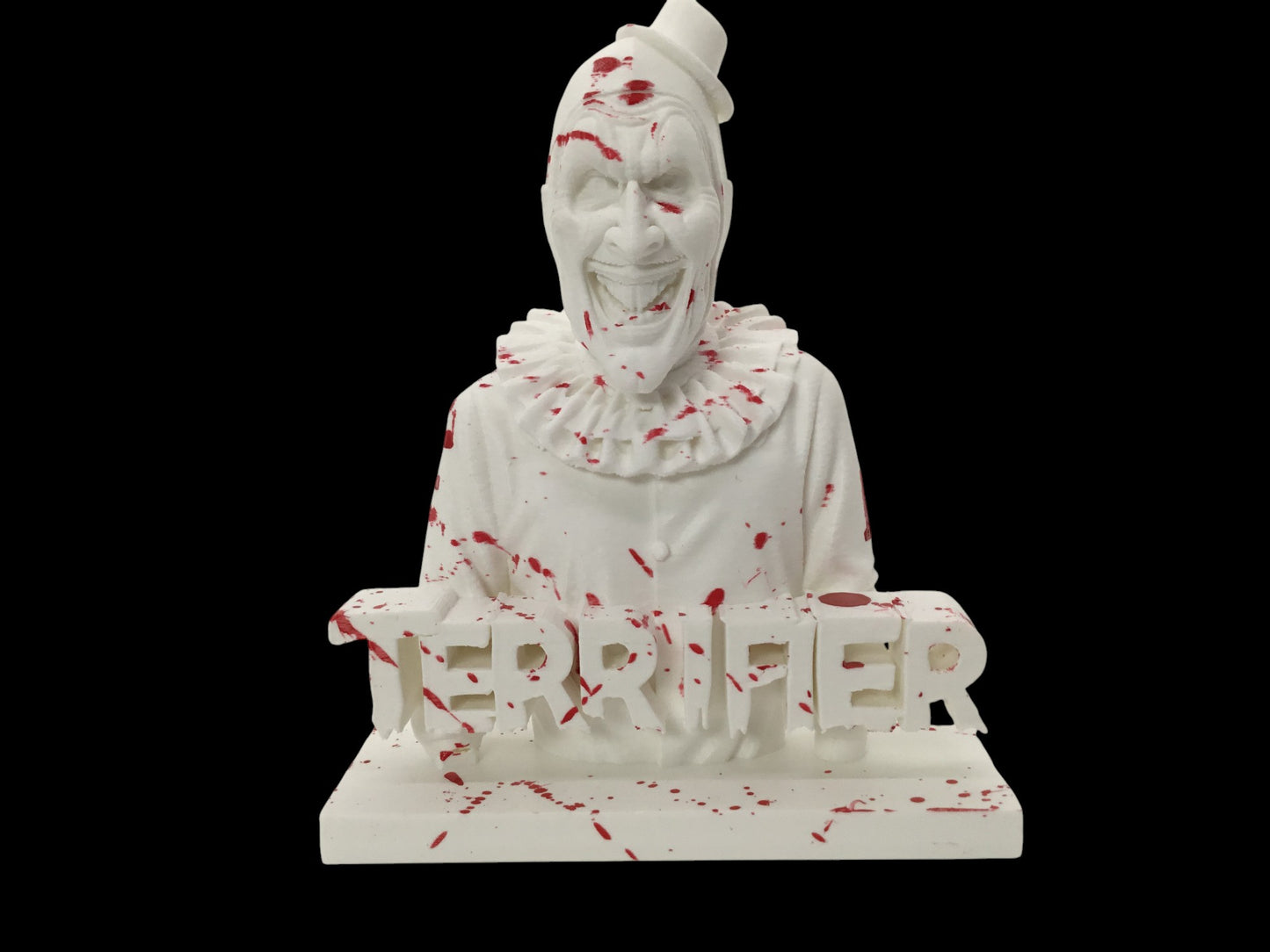 Terrifier Art The Clown Horror Display Sign Statue 6" Bloody Splatter Bust