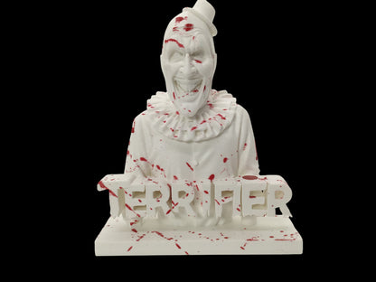 Terrifier Art The Clown Horror Display Sign Statue 6" Bloody Splatter Bust