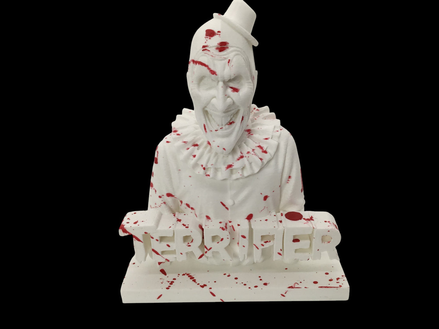 Terrifier Art The Clown Horror Display Sign Statue 6" Bloody Splatter Bust